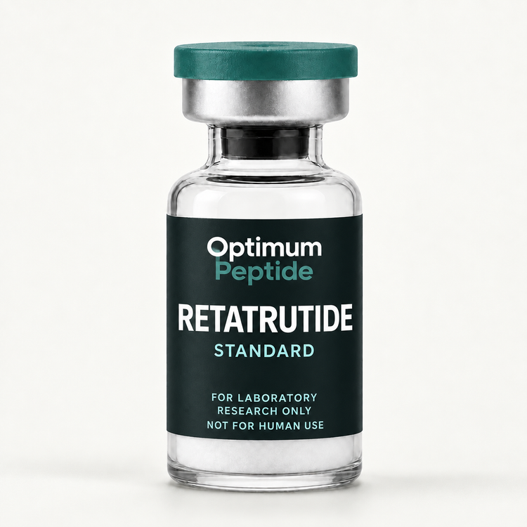 Optimum Peptide Retatrutide (Standard) laboratory research product illustration